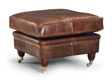 Picture of Winston Leather Footstool