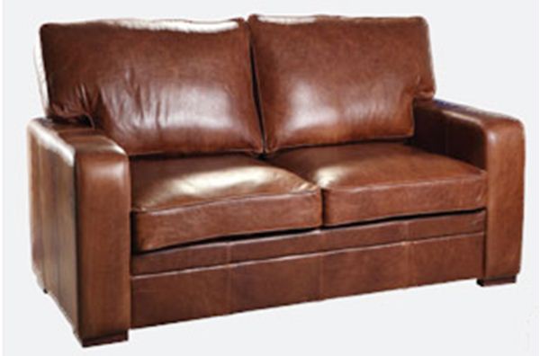 Miami 2 Seater Leather Sofa Quality, Reclaimed Leather Sofa