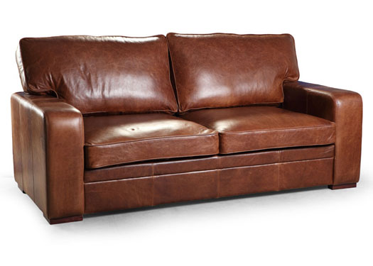 Miami 3 Seater Leather Sofabed Quality Oak Furniture From The Directory Miami 3 Seater Leather Sofabed Quality, Brown Leather Sofa Bed
