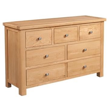 Picture of Suffolk Oak 3 over 4 Chest of Drawers