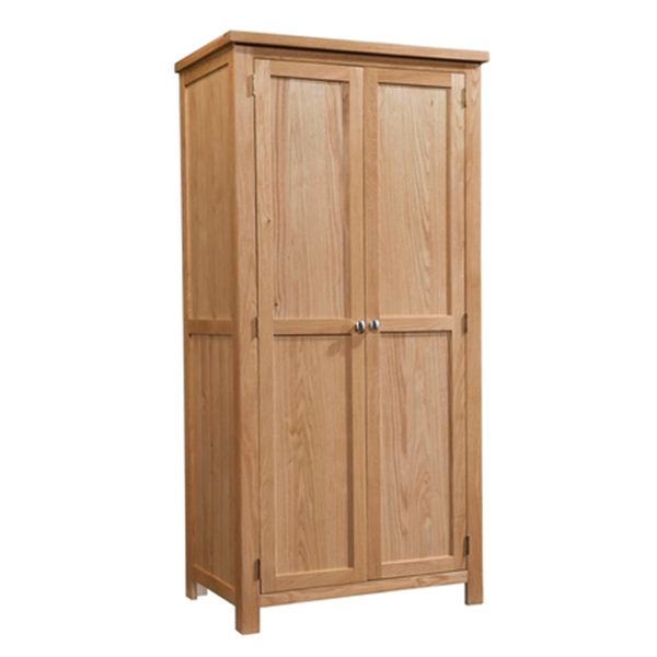 Picture of Suffolk Oak Double Full Hanging Wardrobe 