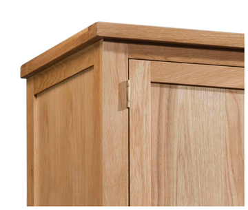 Picture of Suffolk Oak Triple Wardrobe with Drawers