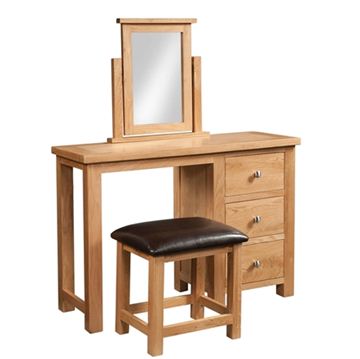 Picture of Suffolk Oak Dressing Table and Stool 