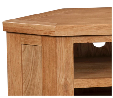 Picture of Suffolk Oak Corner TV Unit 