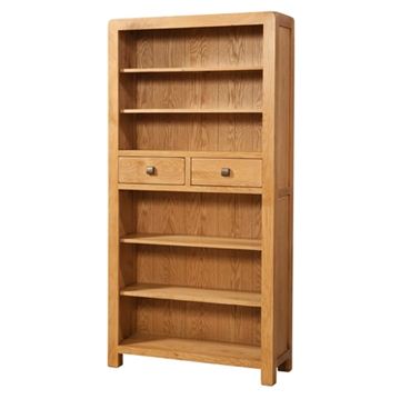 Picture of Denver Tall 2 Drawer Bookcase 