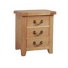 Picture of Old Mill Oak 3 Drawer Bedside 