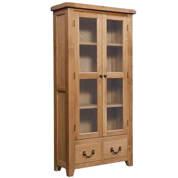 Picture of Old Mill Oak Display Cabinet