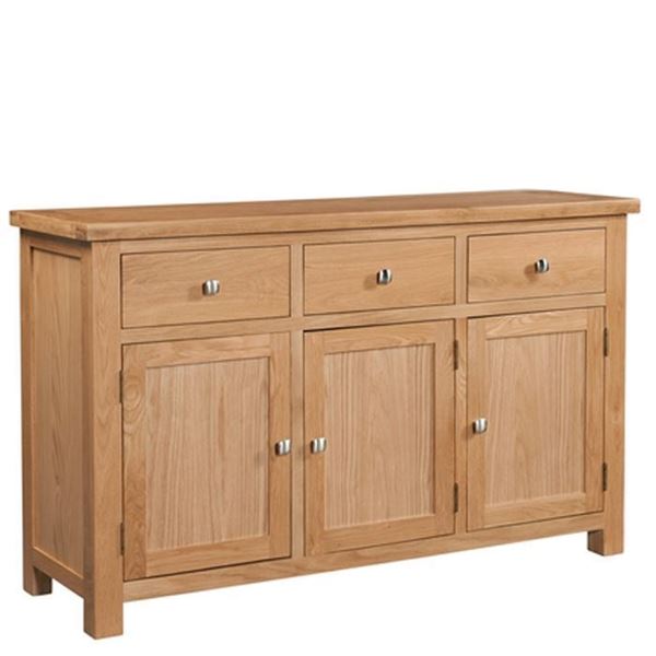 Picture of Suffolk Oak 3 Door Sideboard 