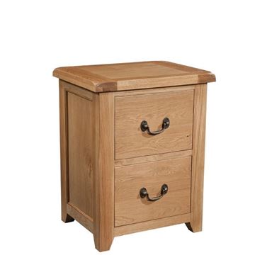 Picture of Old Mill Oak Filing Cabinet