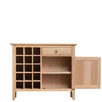 Picture of Oslo Oak Wine Cabinet