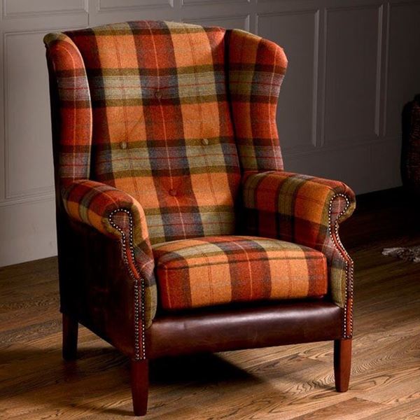 Wing Button Chair Quality Oak Furniture From The Furniture Directory