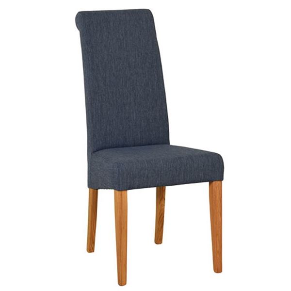 Picture of Devon Fabric Blue Dining Chair