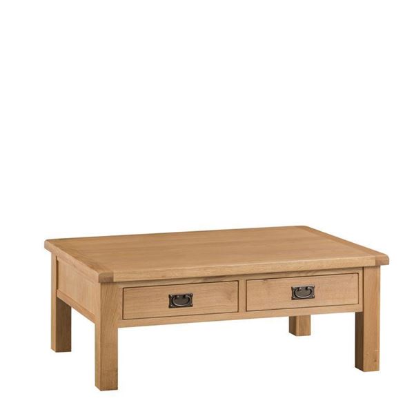 Belmont Oak Large Coffee Table Quality Oak Furniture From The
