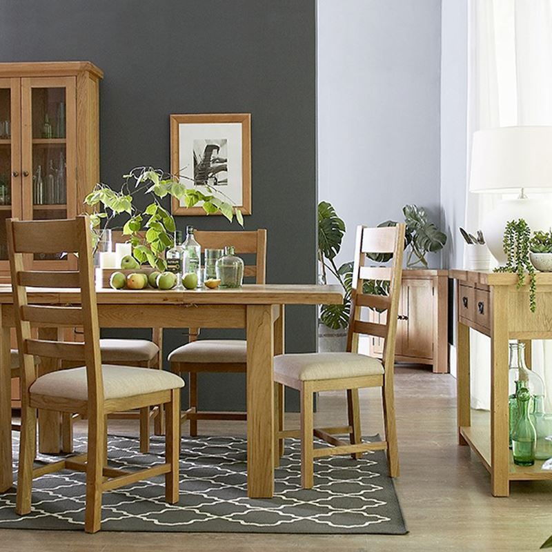 Belmont Oak 2 4m Erfly Extending Table