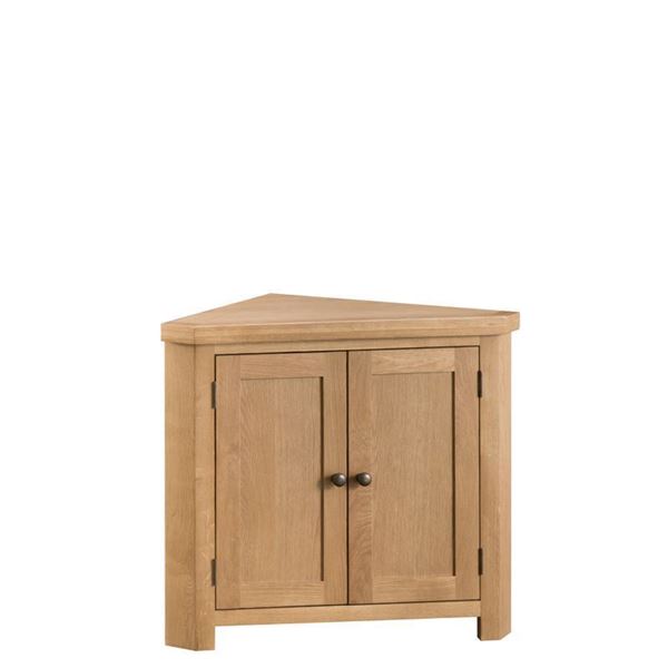 Belmont Oak Corner Cabinet Quality Oak Furniture From The