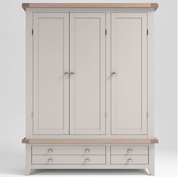Picture of St Ives Triple Wardrobe & Drawers