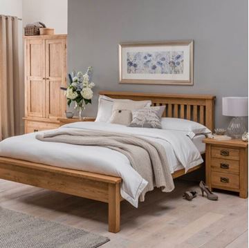 Picture of Quebec Oak Bedside