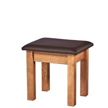 Picture of Quebec Oak Dressing Table Stool