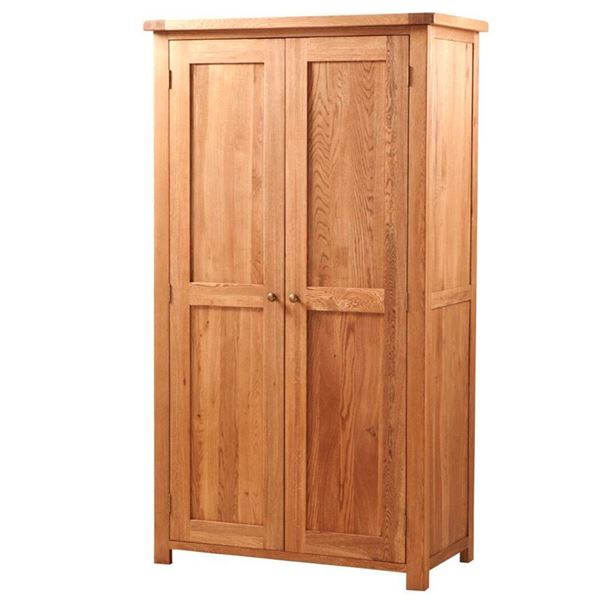 Picture of Quebec Oak Full Length Wardrobe