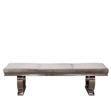 Picture of Liberty Grey Bench - Pewter Velvet 